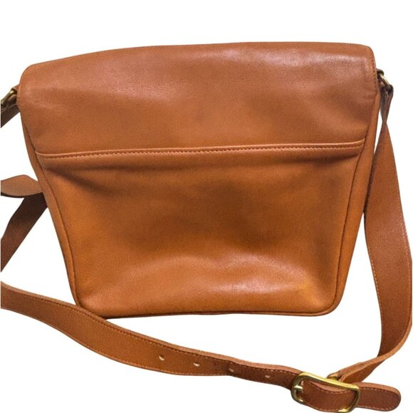 Coach Vintage Tan Leather Crossbody Bag - Picture 2 of 7